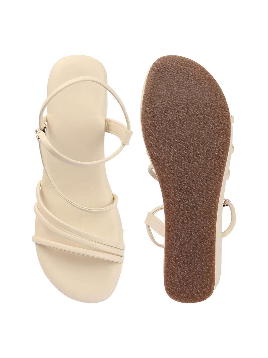 Stylish Multi-Strap Wedges Heel Sandals