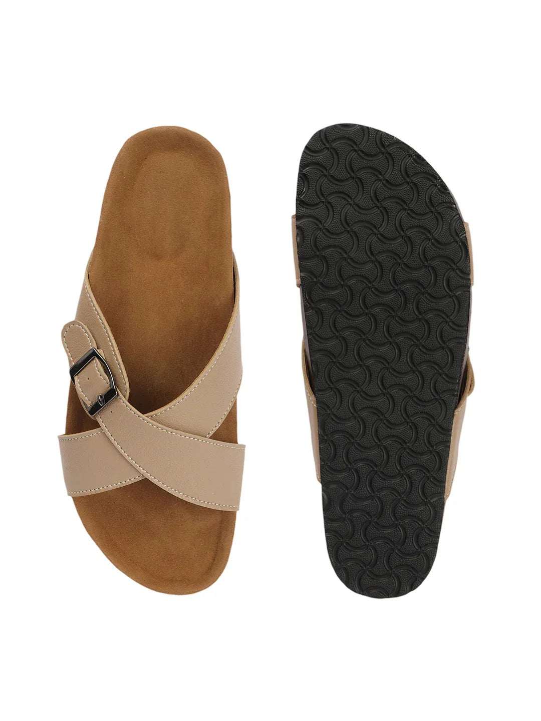 Casual Summer Sandals Cross Strap & Anti-Slip Sole