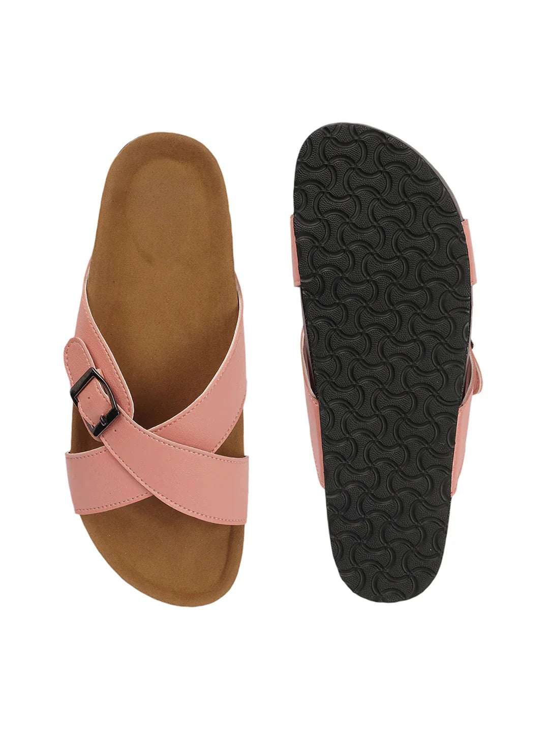 Casual Summer Sandals Cross Strap & Anti-Slip Sole