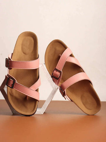 Everyday Comfort Sandals  Cross Strap with Soft Footbed
