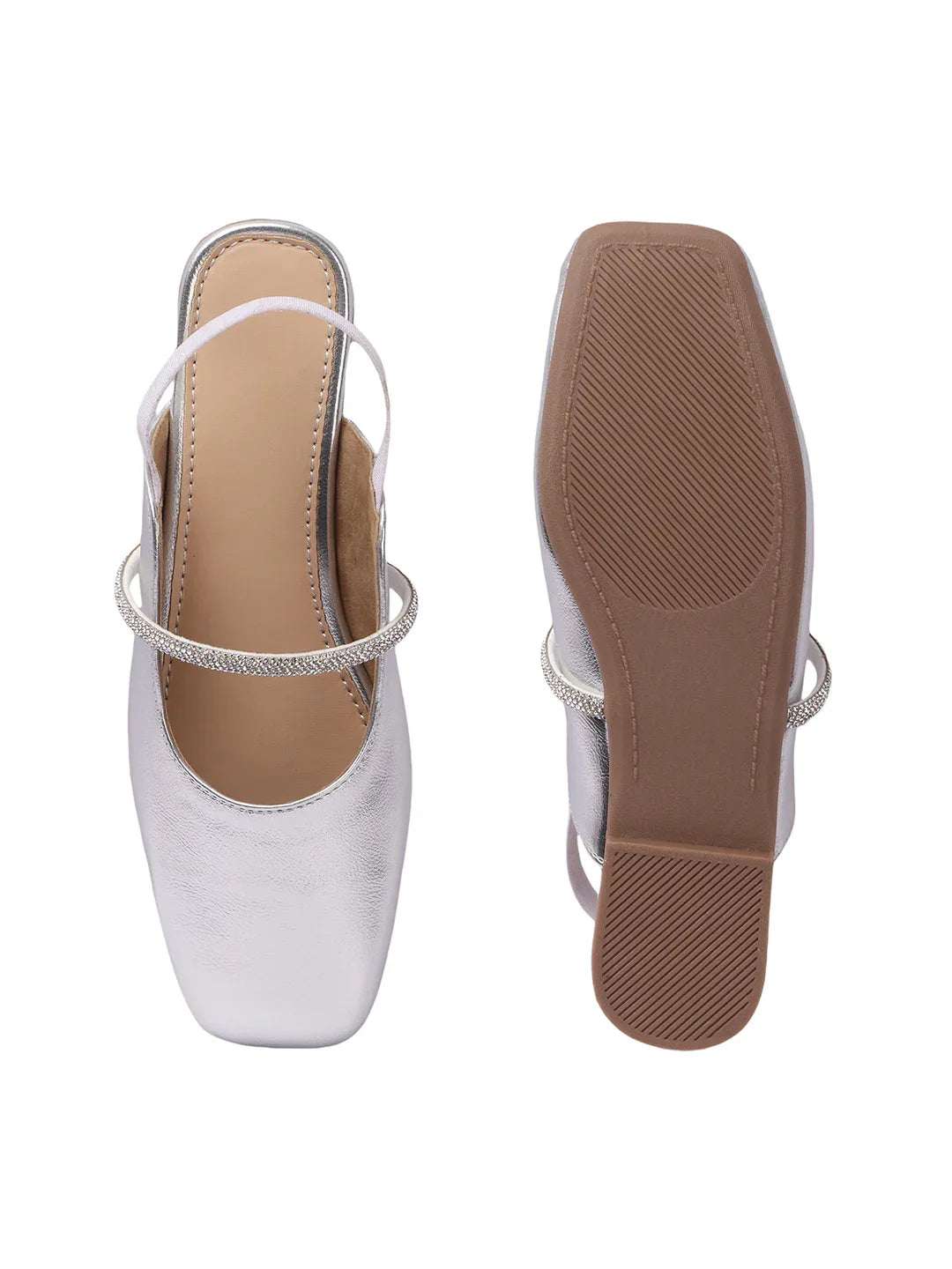 Chic Black Slip-On Slingback Mules
