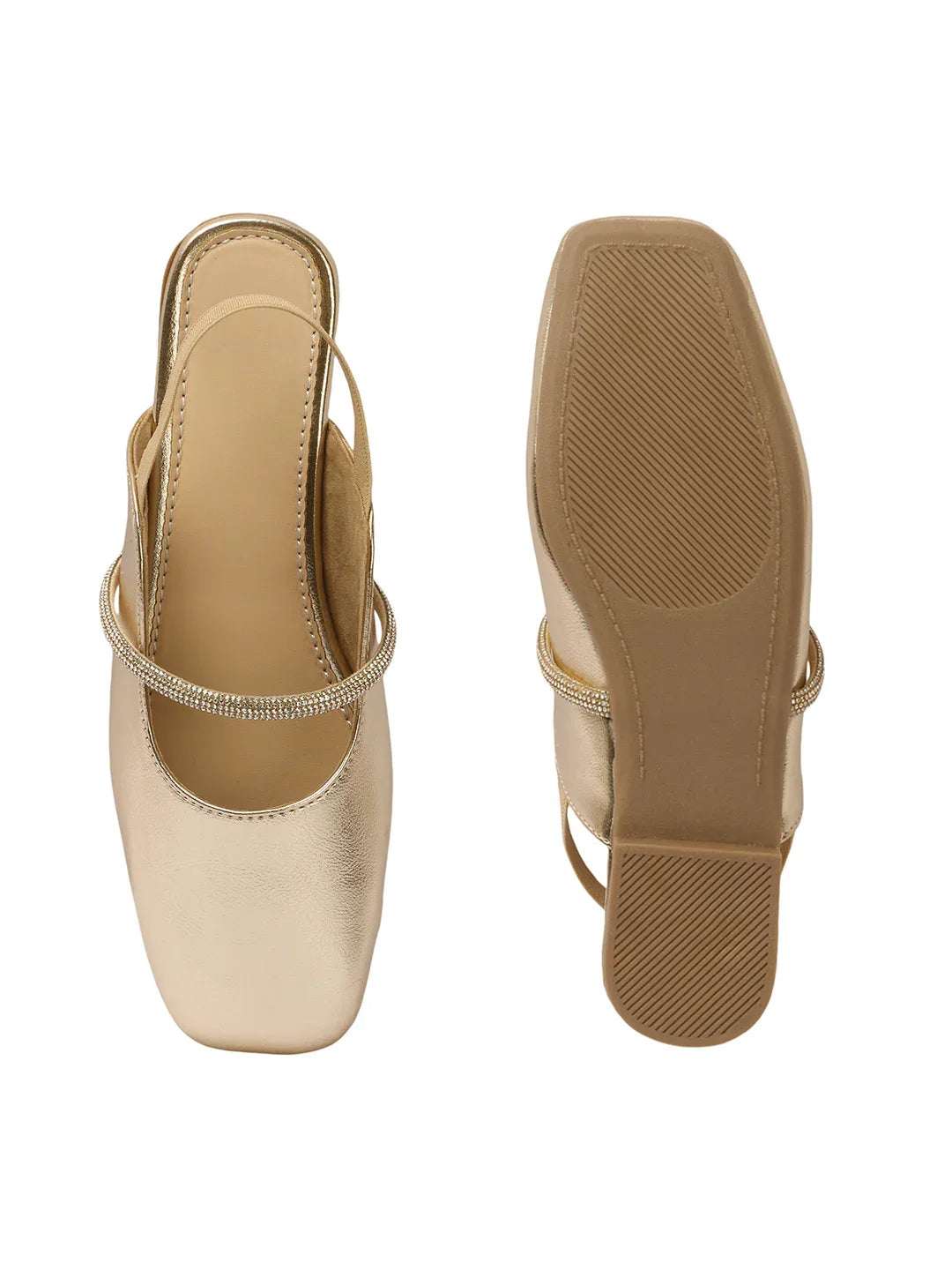 Chic Black Slip-On Slingback Mules