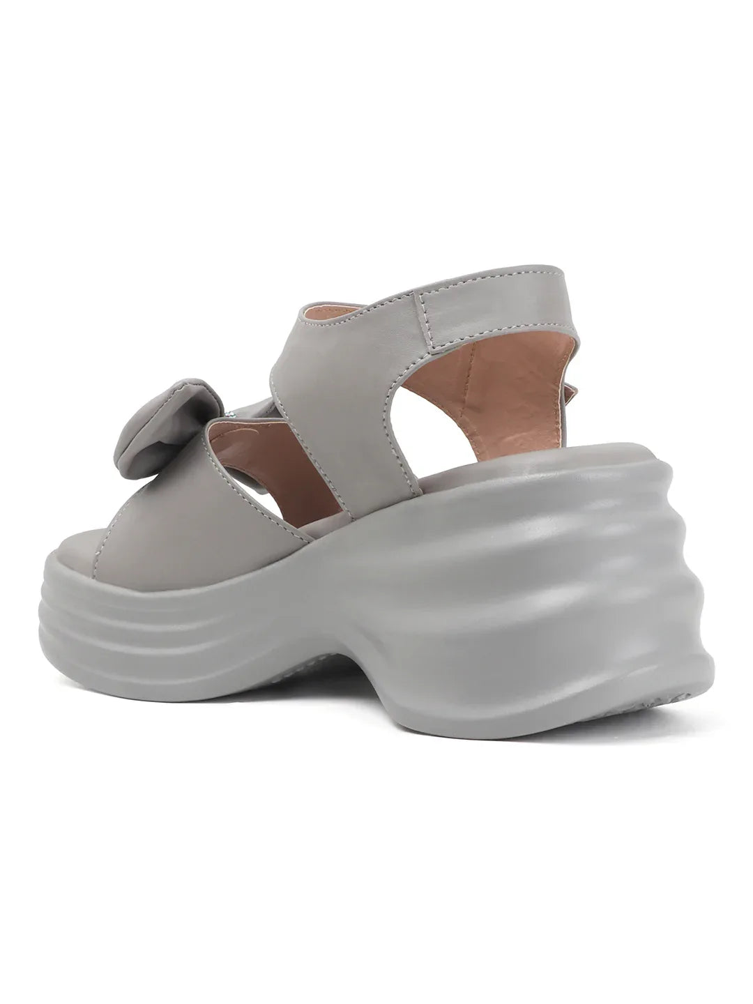 Modern Bow-Detail Casual Sandals