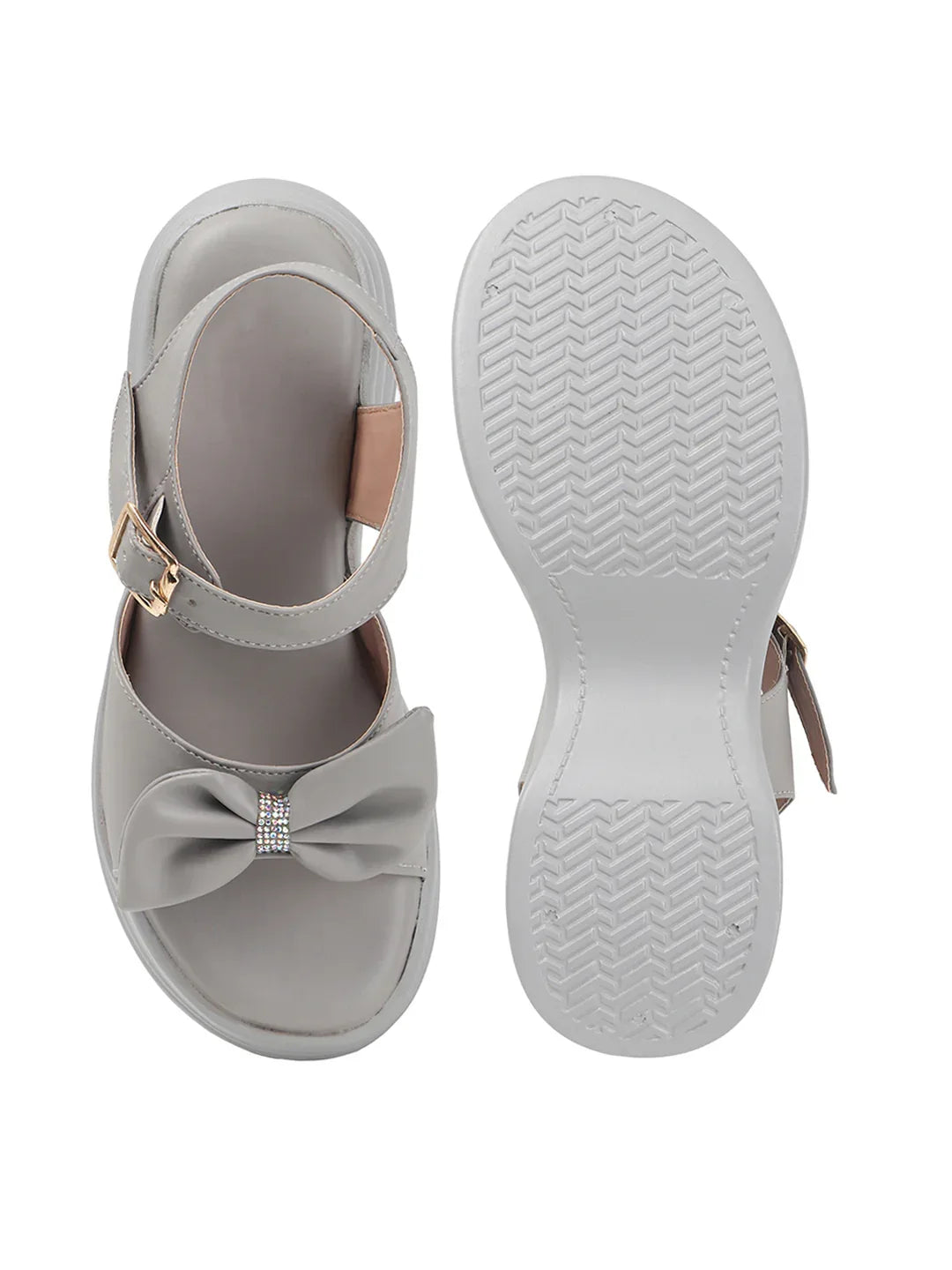 Trendy Bow Strap Platform Sandals