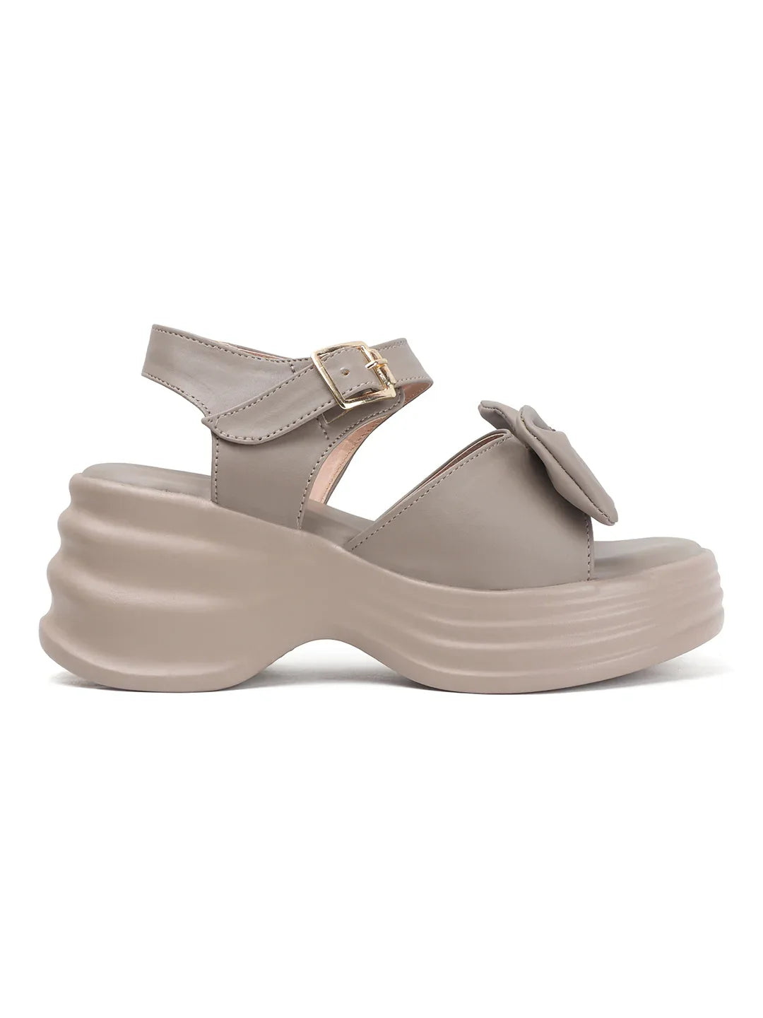 Modern Bow-Detail Casual Sandals