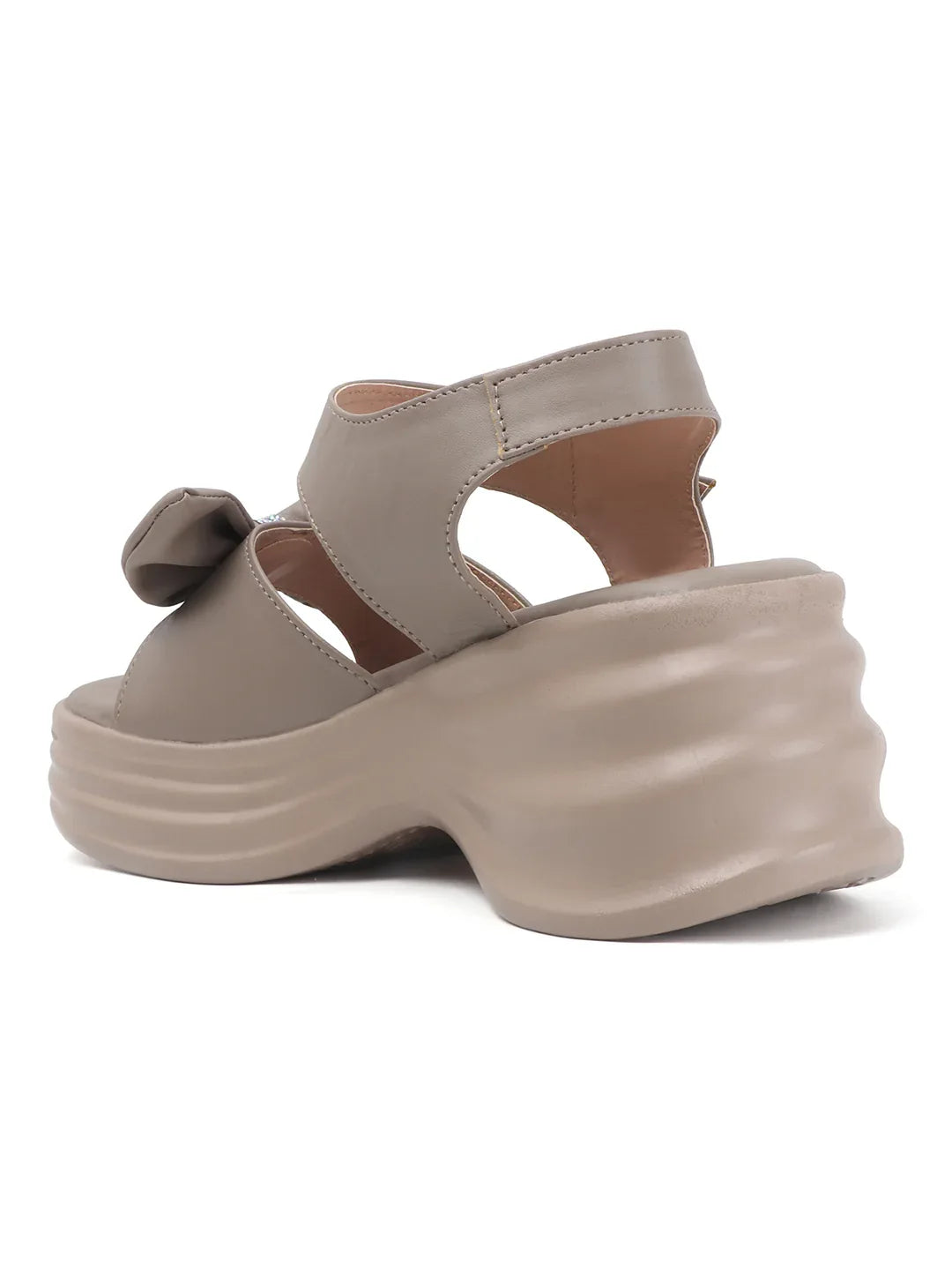 Modern Bow-Detail Casual Sandals