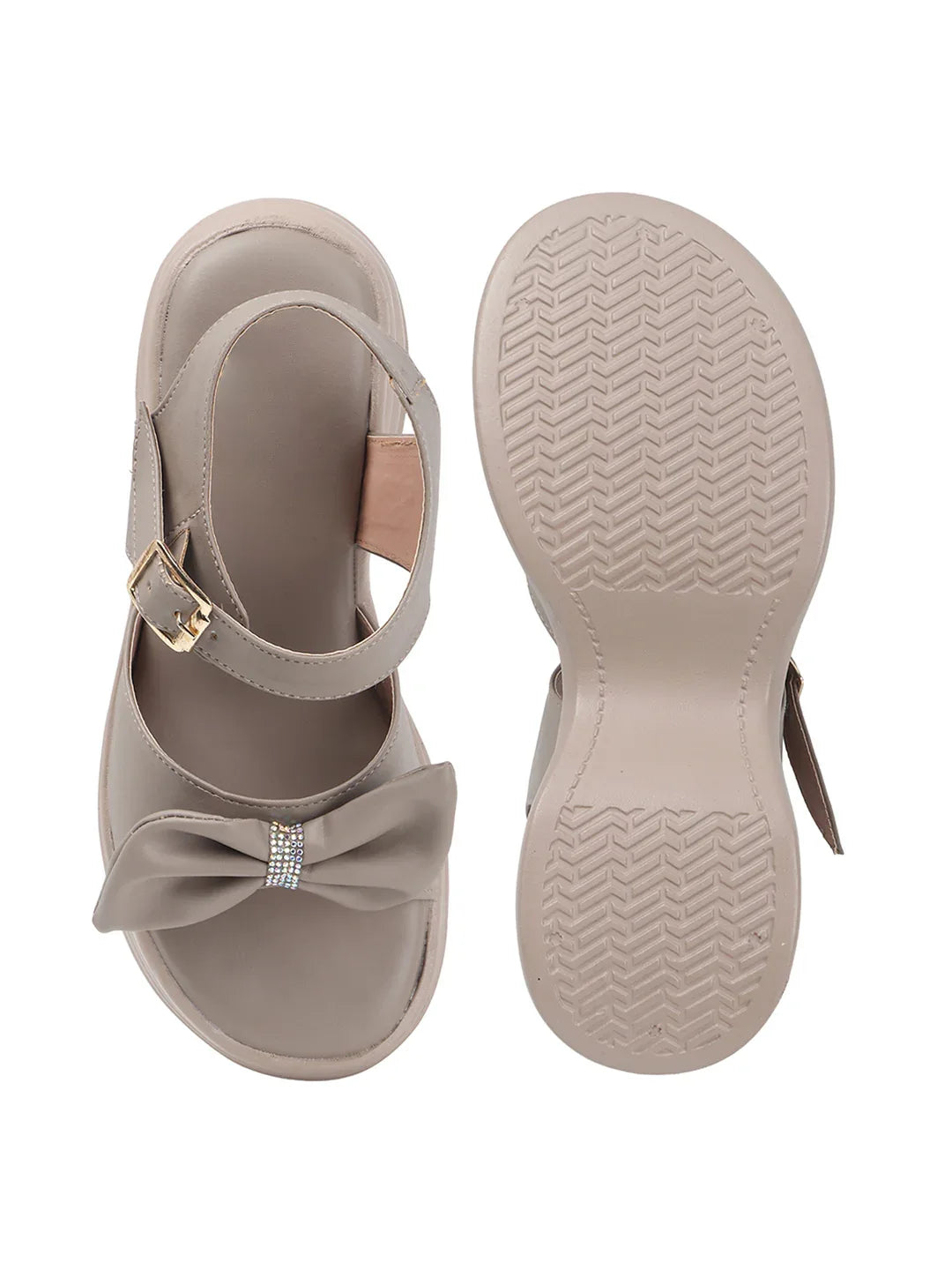 Trendy Bow Strap Platform Sandals