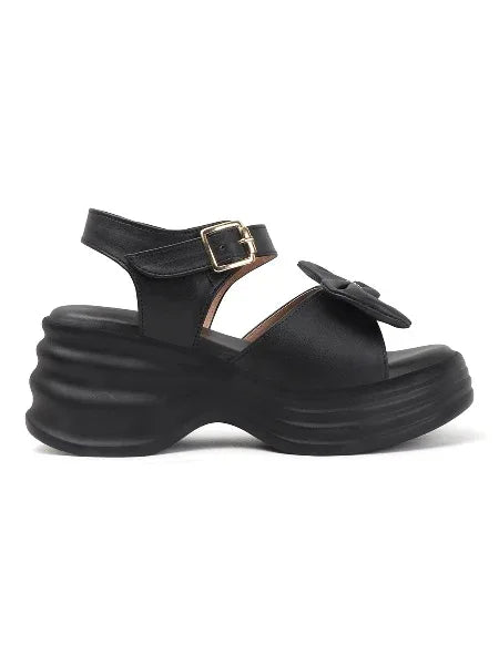 Modern Bow-Detail Casual Sandals