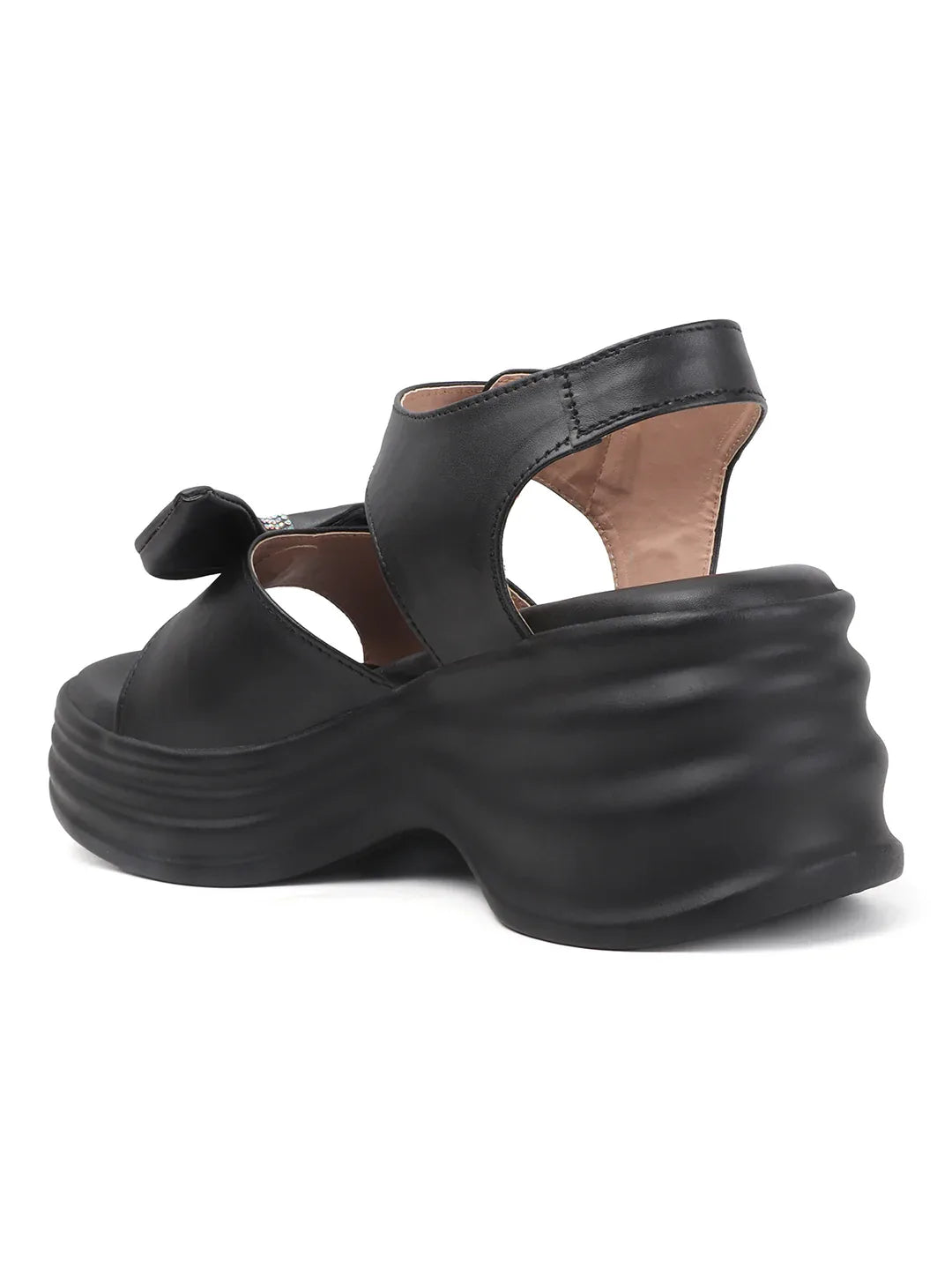 Modern Bow-Detail Casual Sandals