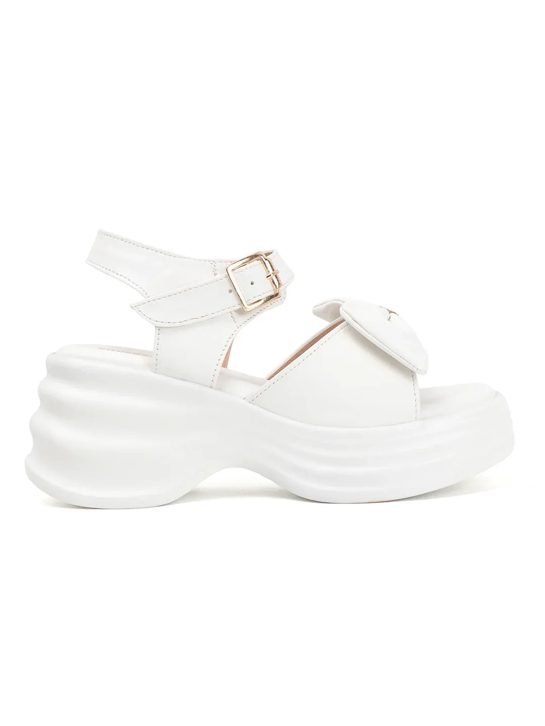 Modern Bow-Detail Casual Sandals