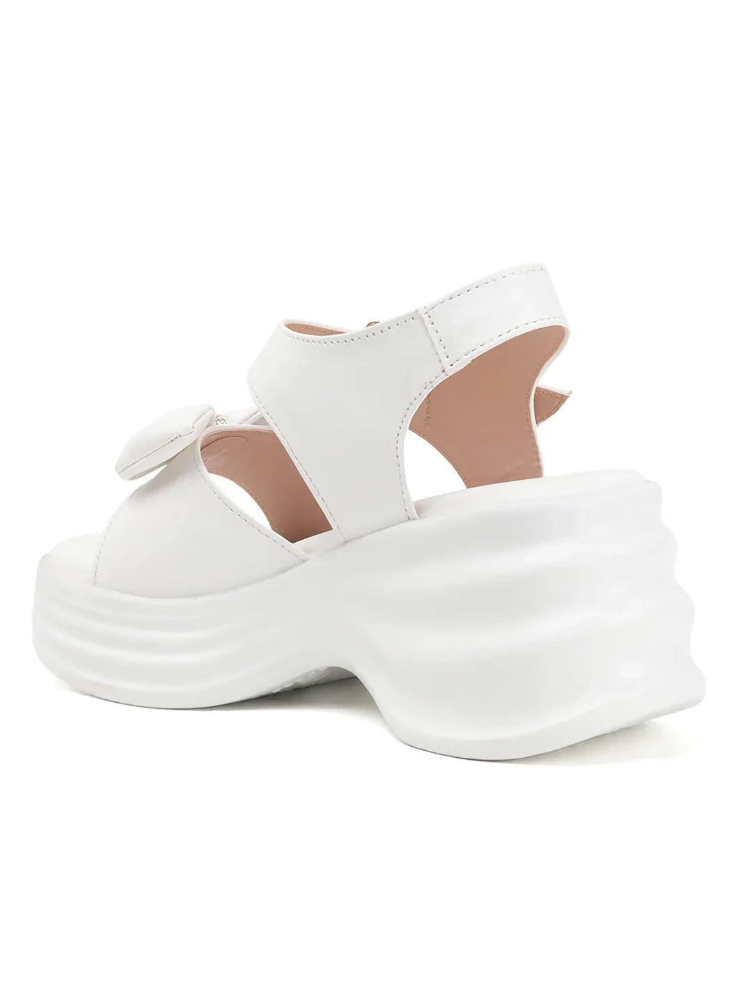 Modern Bow-Detail Casual Sandals