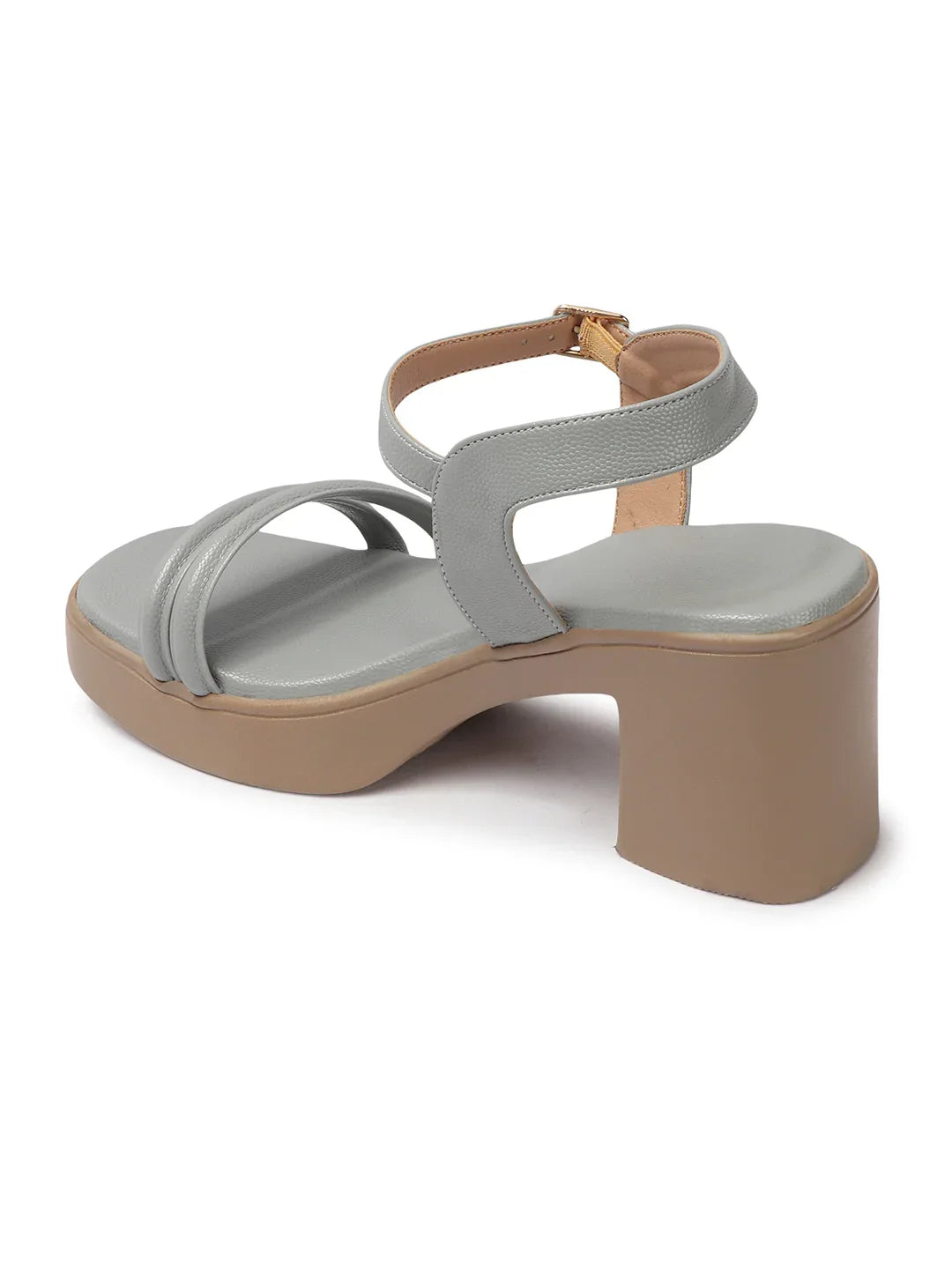 Stylish Multi-Strap Ankle Block Heels