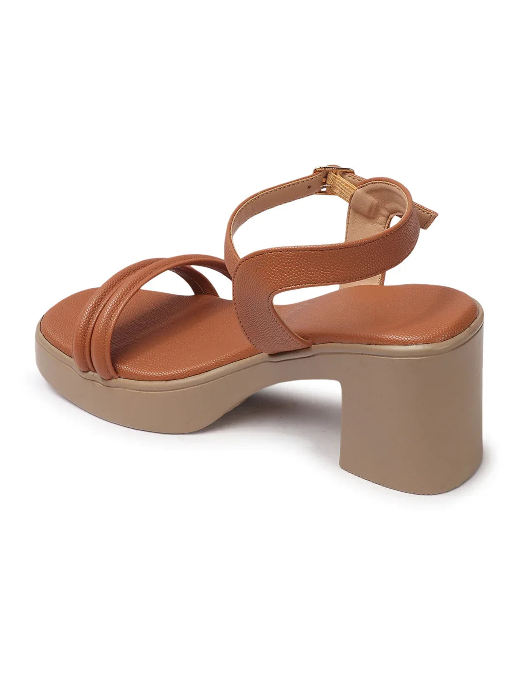 Stylish Multi-Strap Ankle Block Heels