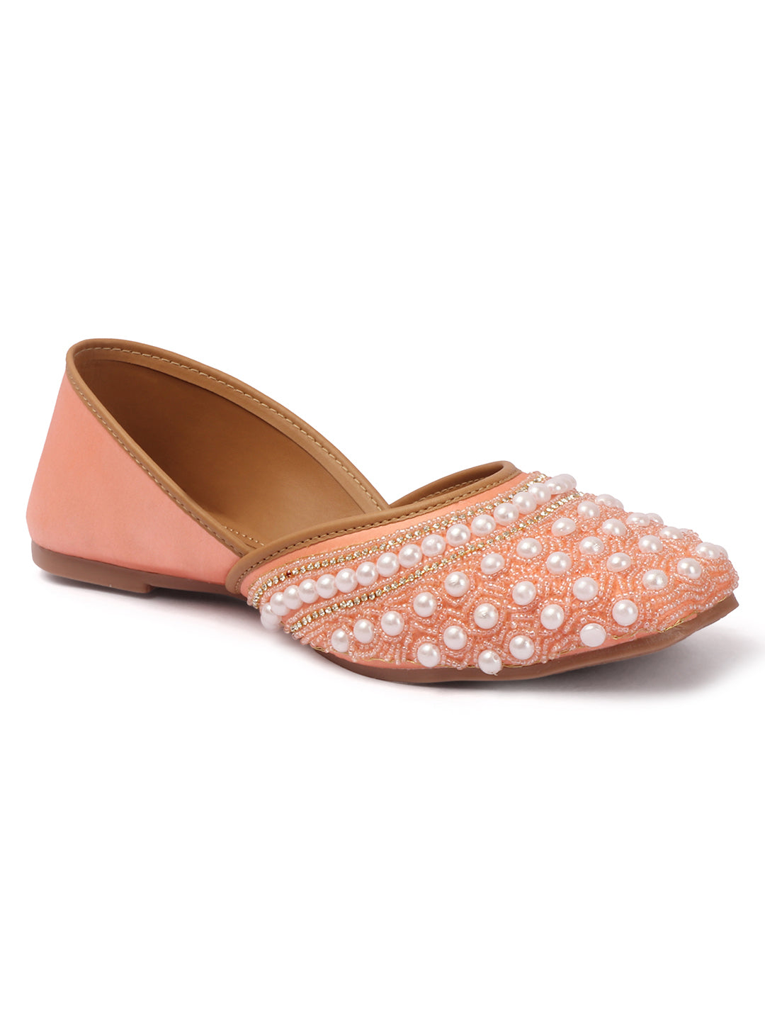 Pearl Embellished Ethnic Mojris bellies