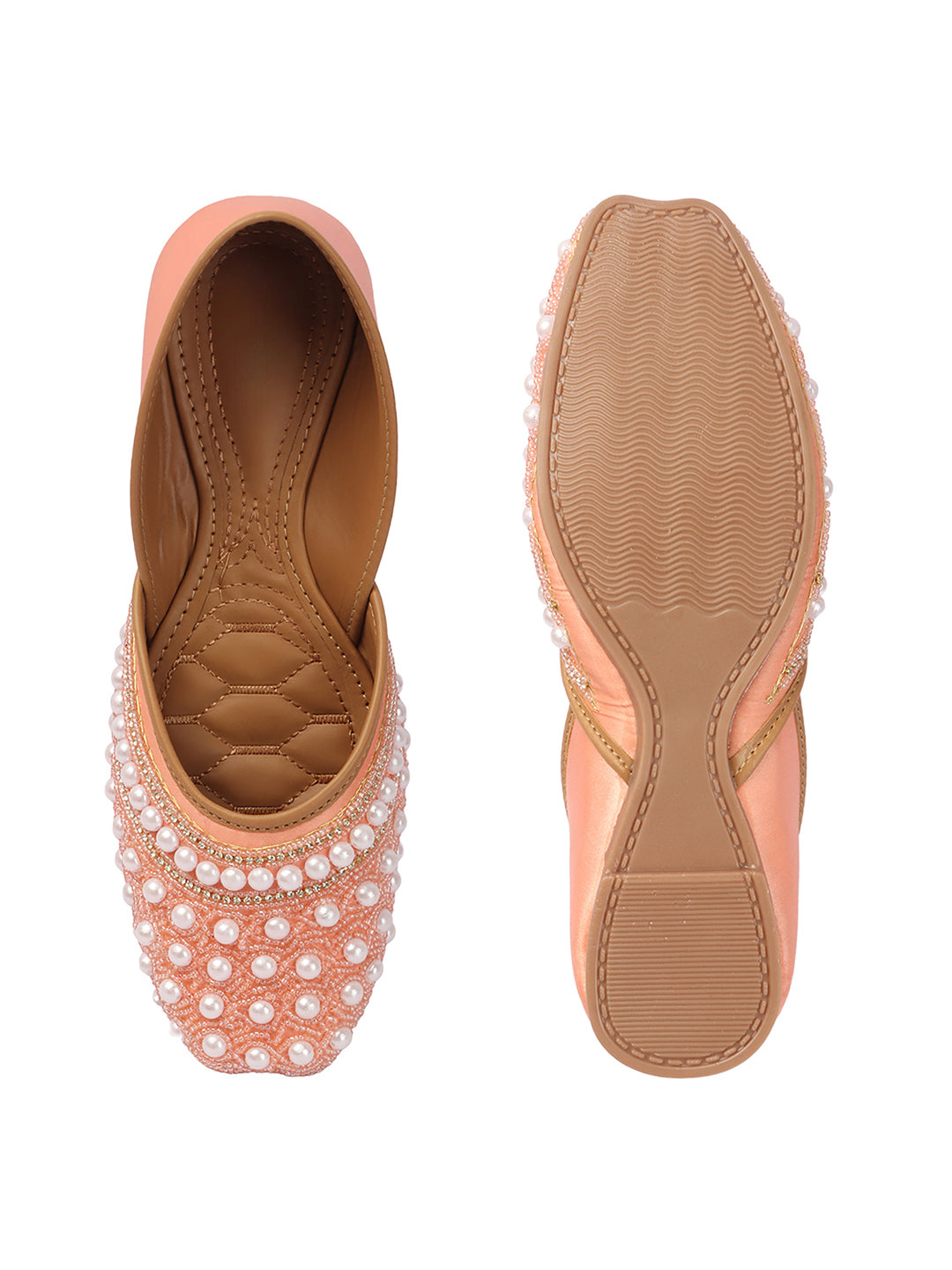 Pearl Embellished Ethnic Mojris bellies