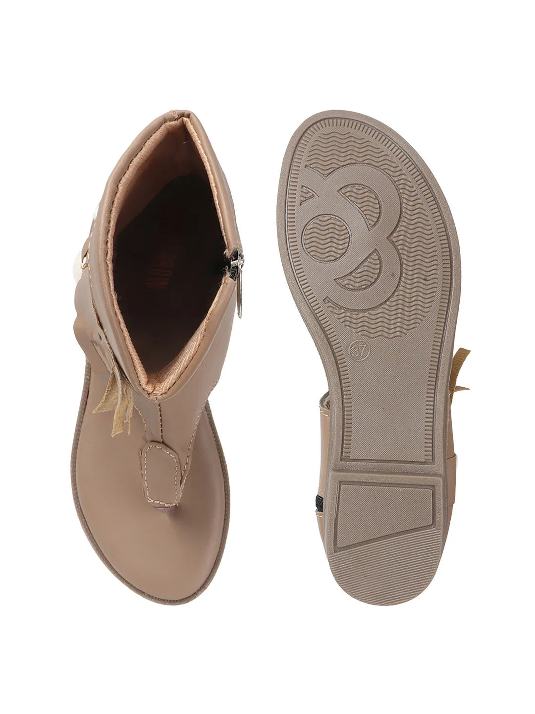 Modern Cut-Out Ankle Sandals