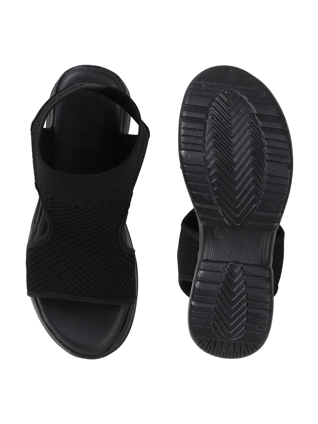 Sock-Style Breathable Platform Sandals