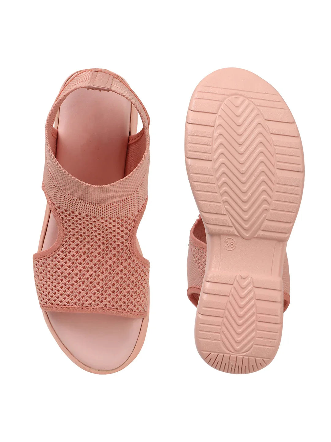 Sock-Style Breathable Platform Sandals
