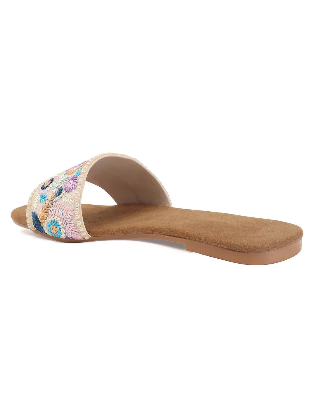 Heritage Embroidery Toe-Ring Flats