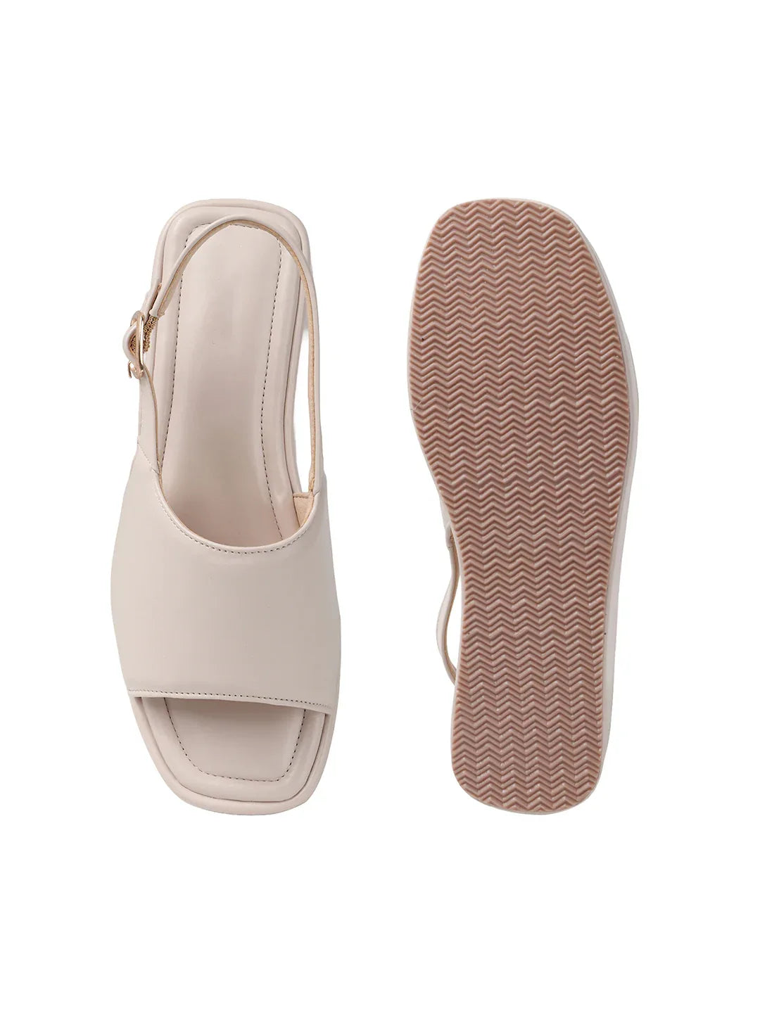 Classic Open-Toe Slingback Wedges