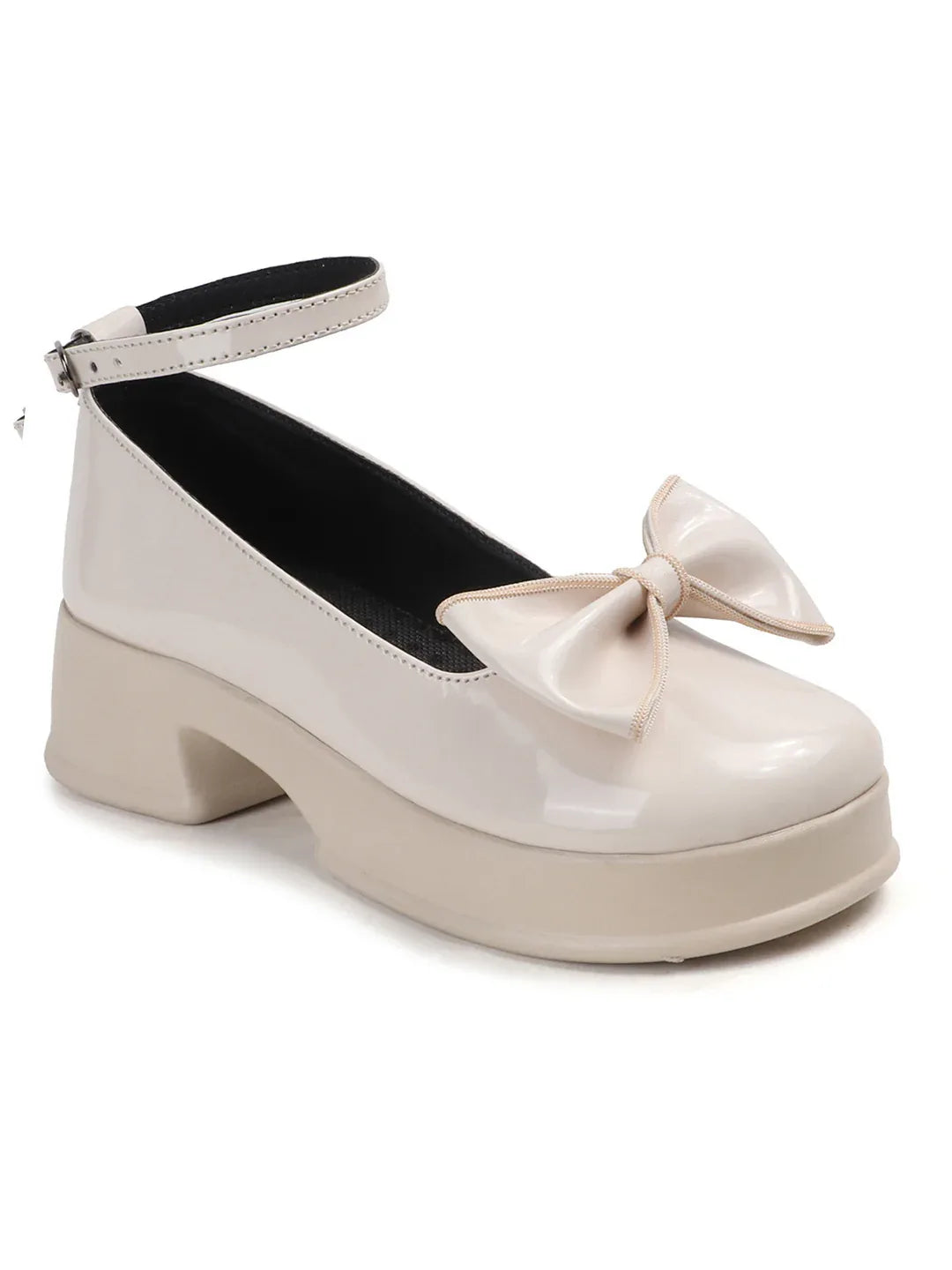 Modern Mary Jane Platform Pumps