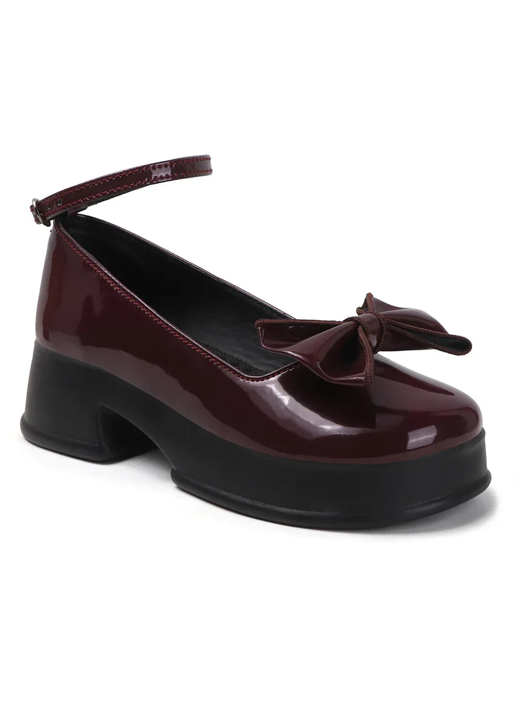 Modern Mary Jane Platform Pumps
