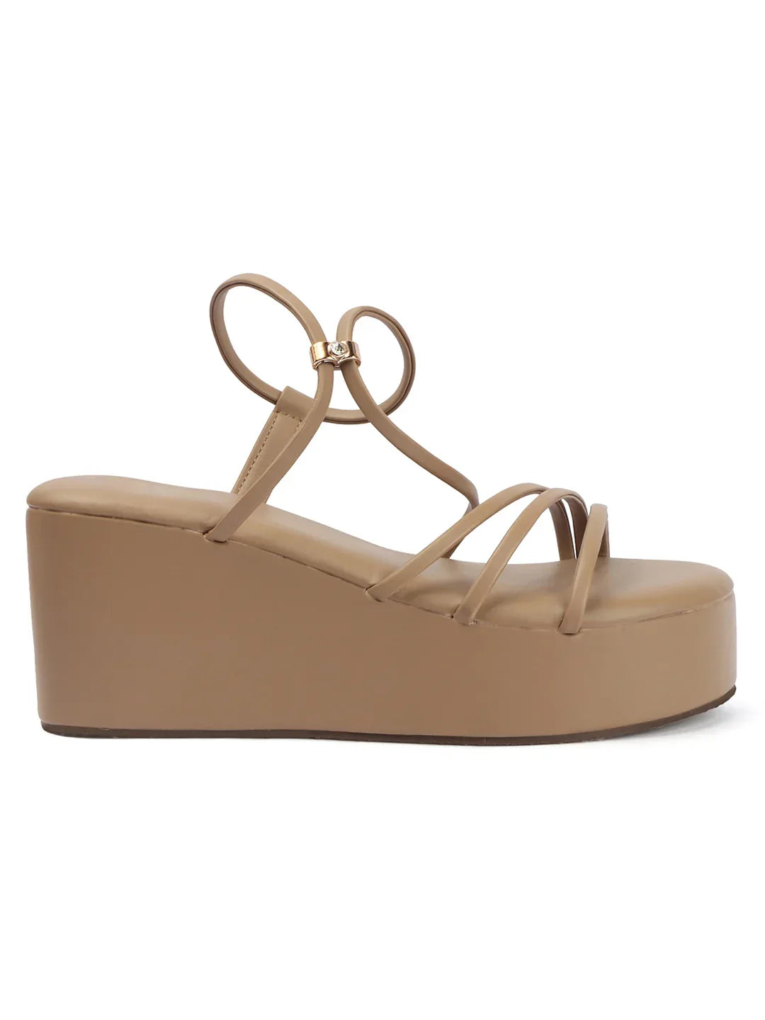 Stylish Multi-Strap Wedges Heel Sandals