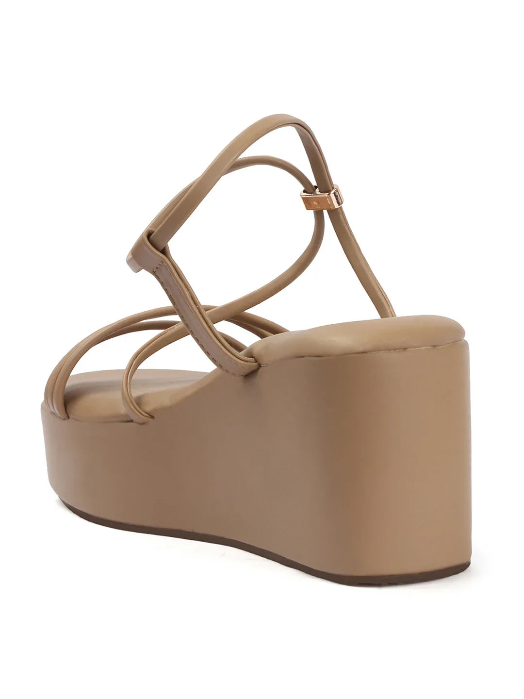 Stylish Multi-Strap Wedges Heel Sandals