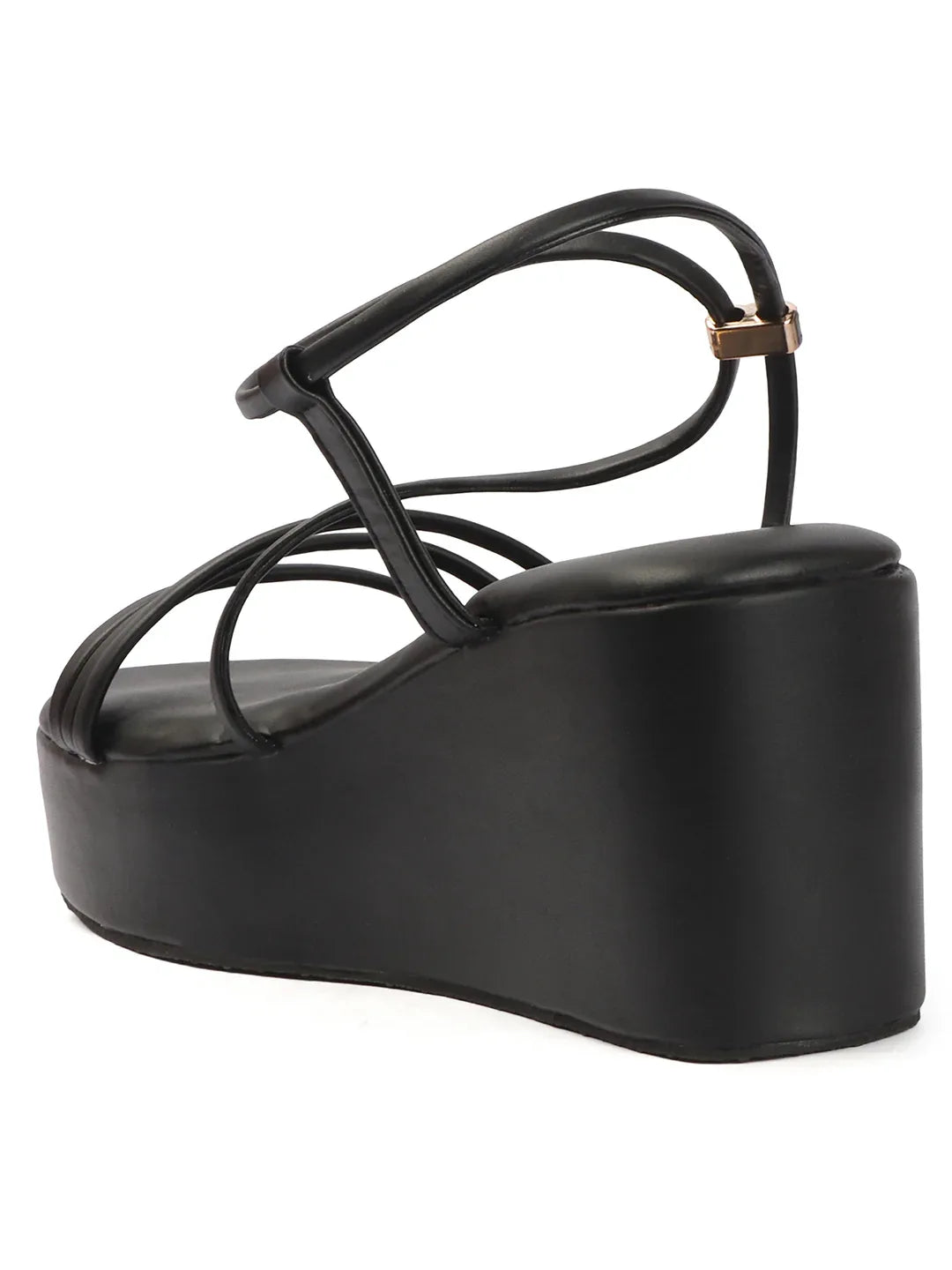 Stylish Multi-Strap Wedges Heel Sandals