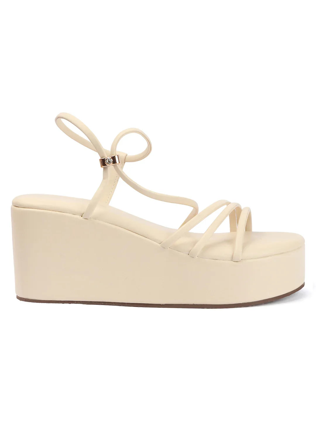 Stylish Multi-Strap Wedges Heel Sandals