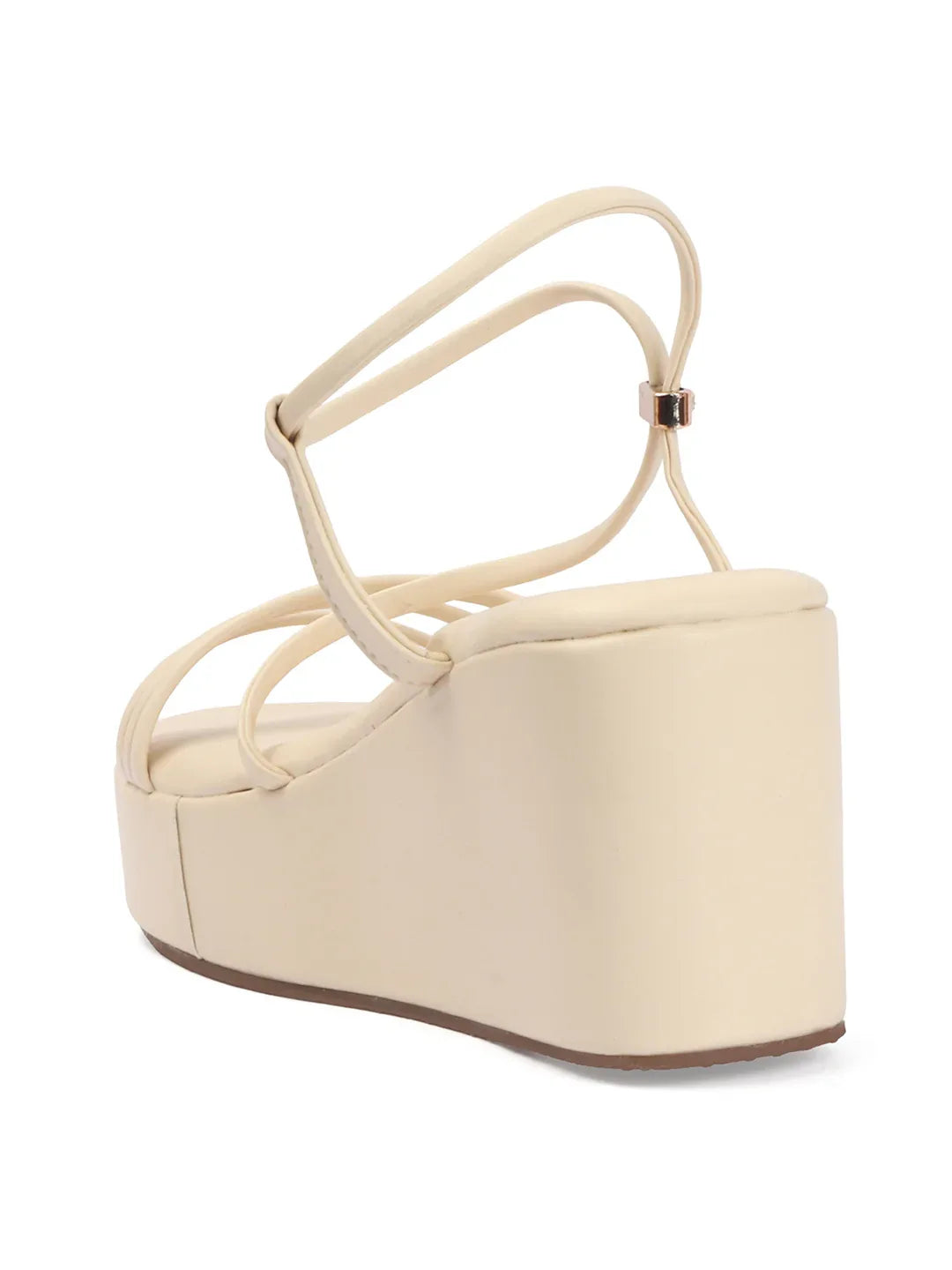 Stylish Multi-Strap Wedges Heel Sandals