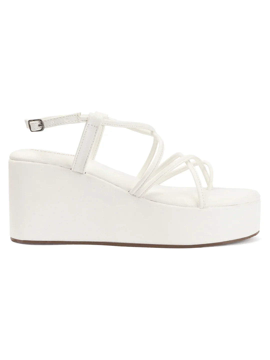 Trendy Open-Toe Strappy Wedges Heel Sandals