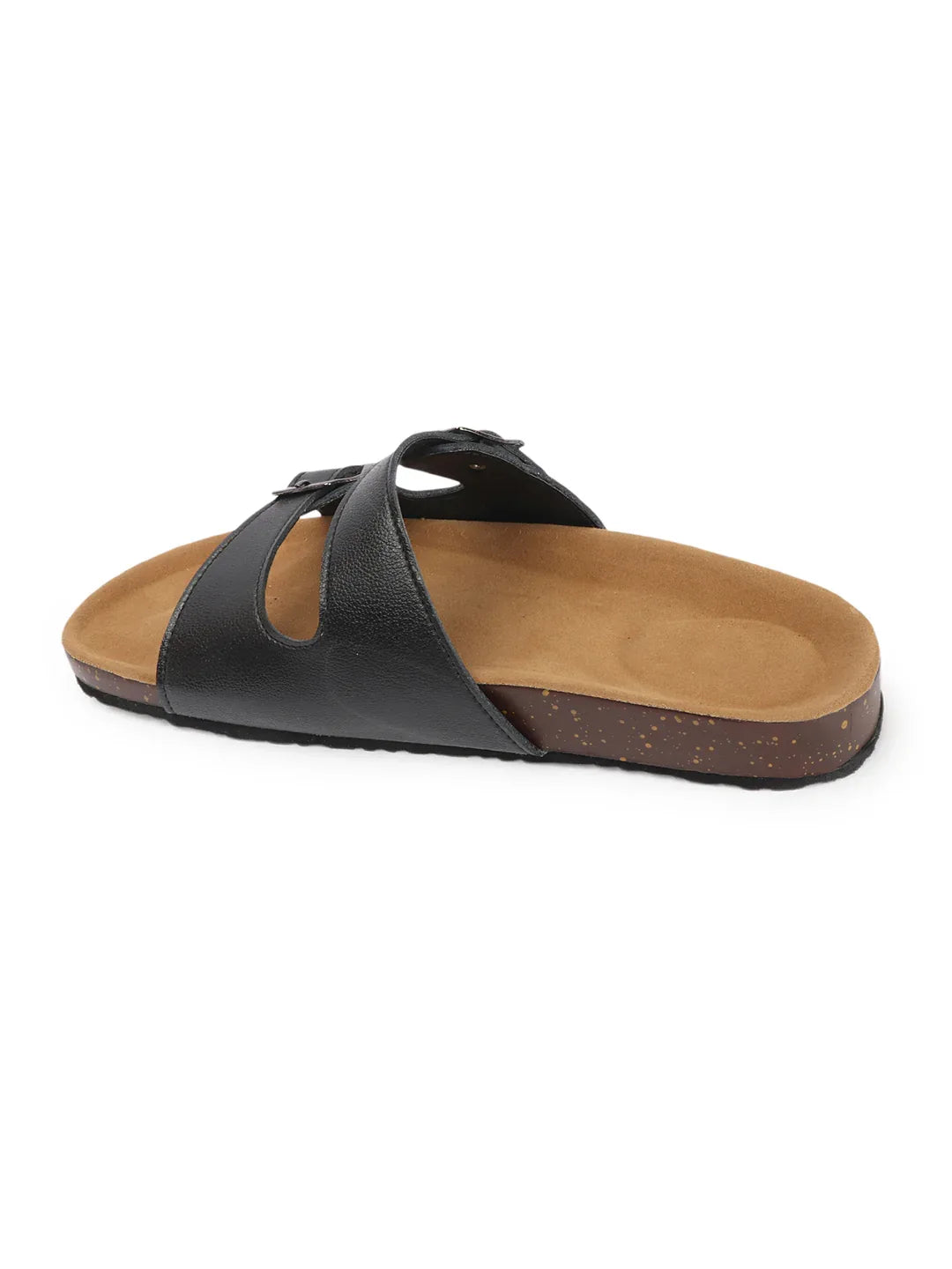 Double Buckle Comfort Slide Sandals