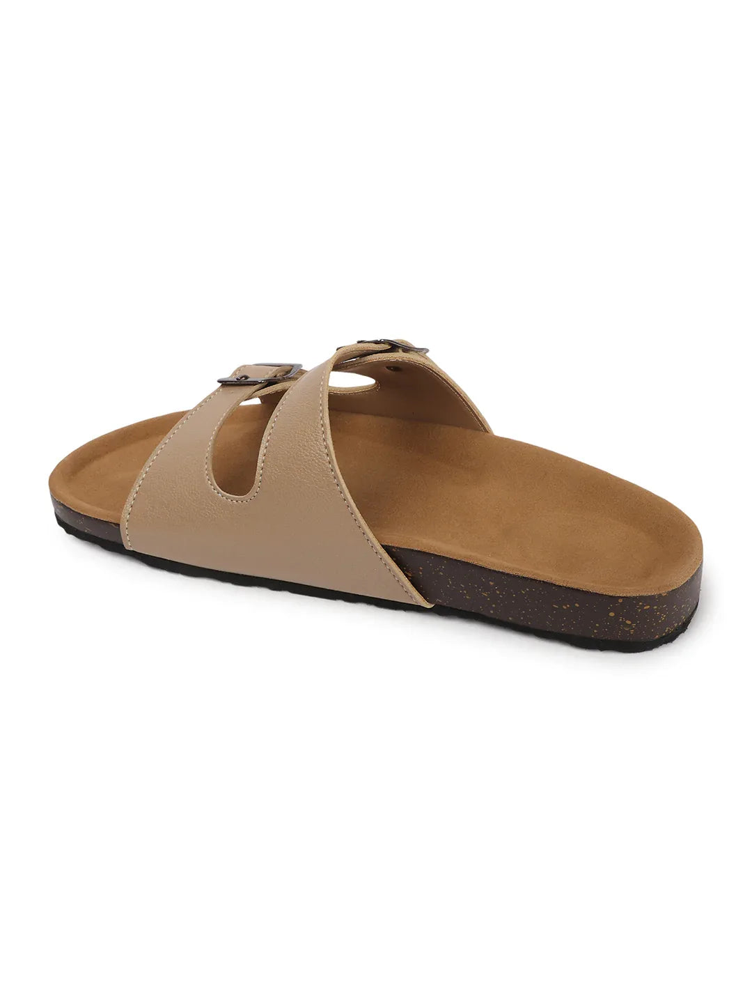 Double Buckle Comfort Slide Sandals