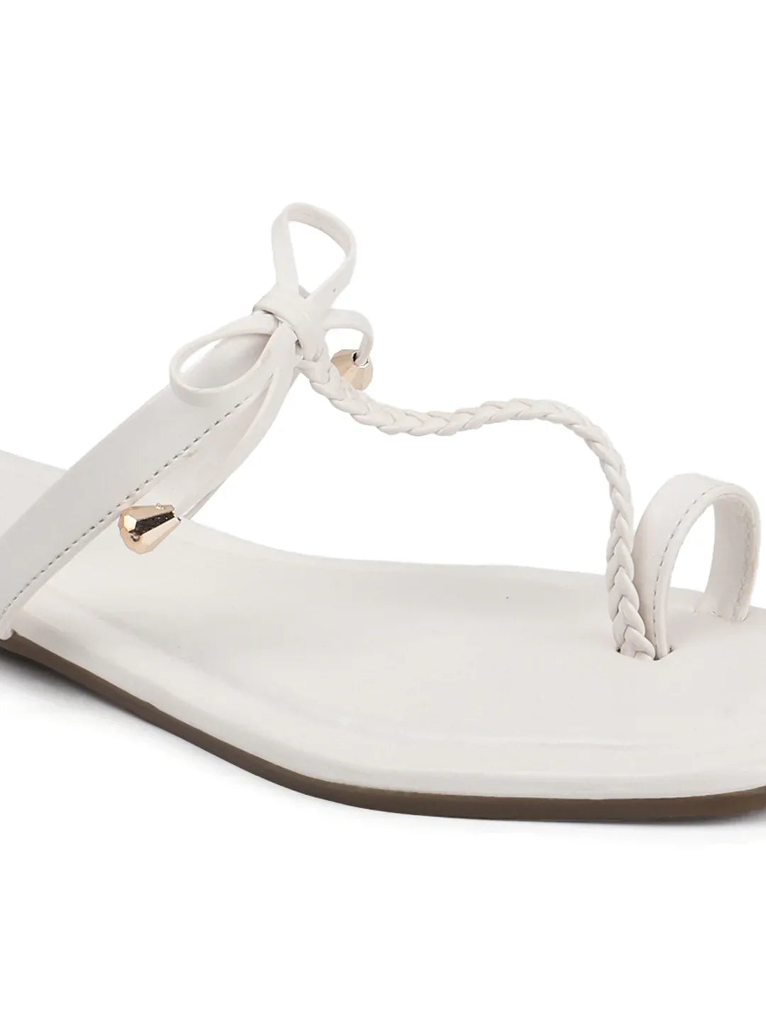 Minimal Bow Toe-Ring Flats