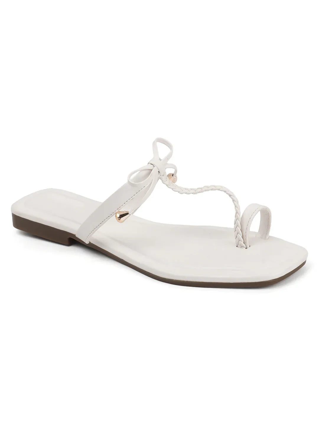 Minimal Bow Toe-Ring Flats