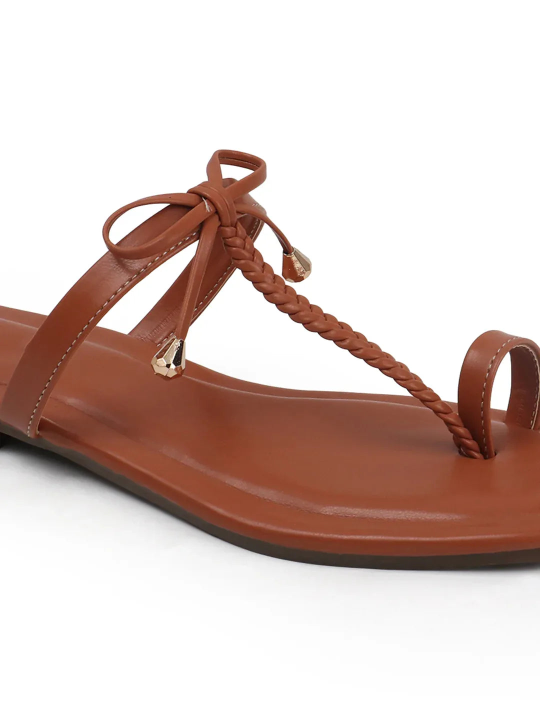 Minimal Bow Toe-Ring Flats