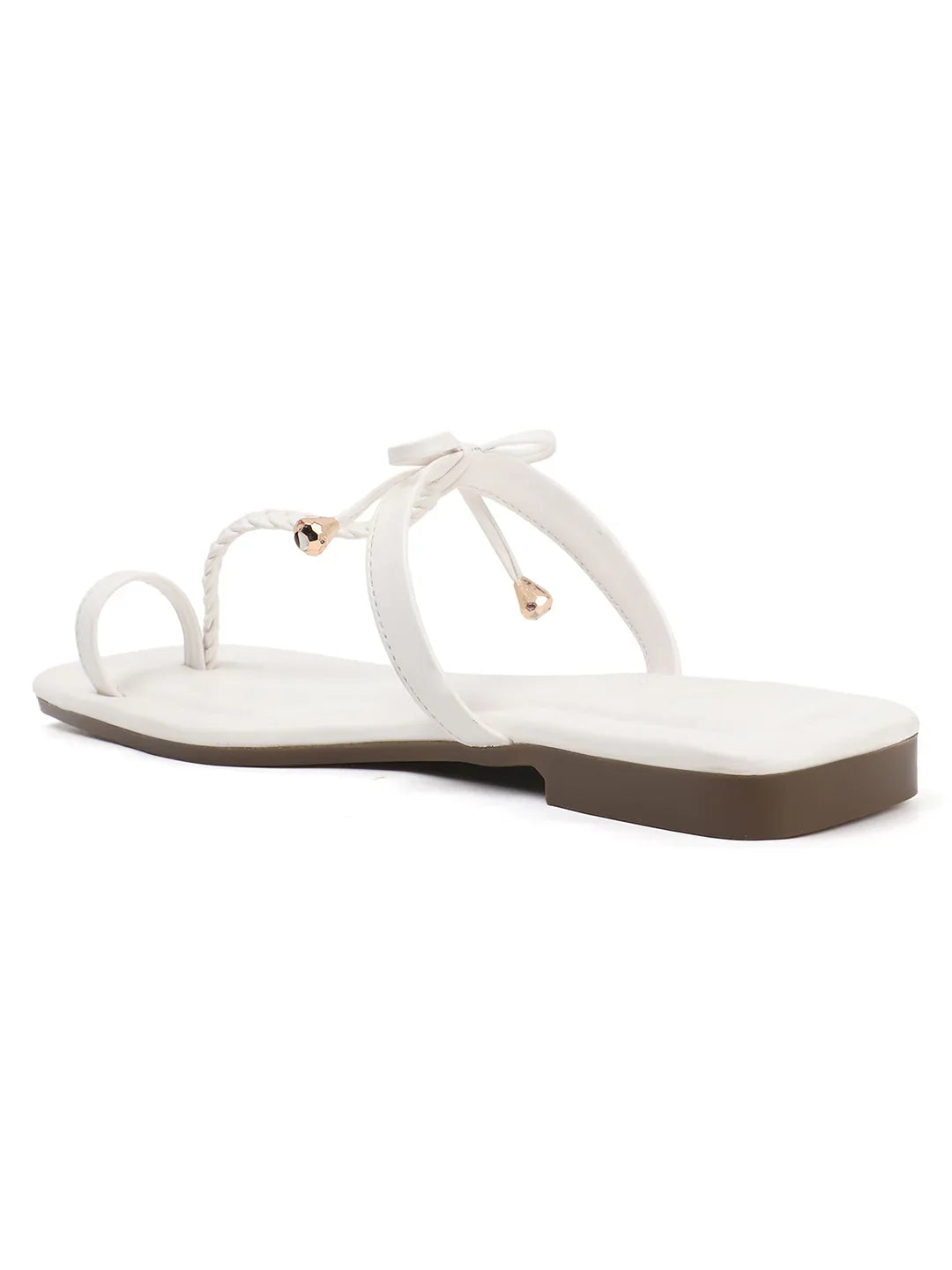 Minimal Bow Toe-Ring Flats