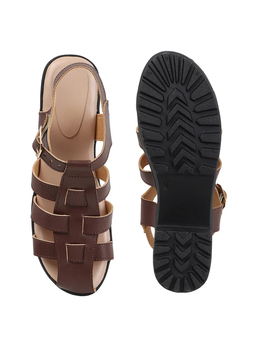 Bold Multi-Strap Casual Heels