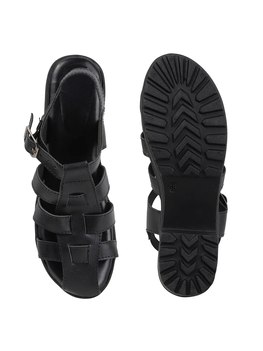 Bold Multi-Strap Casual Heels