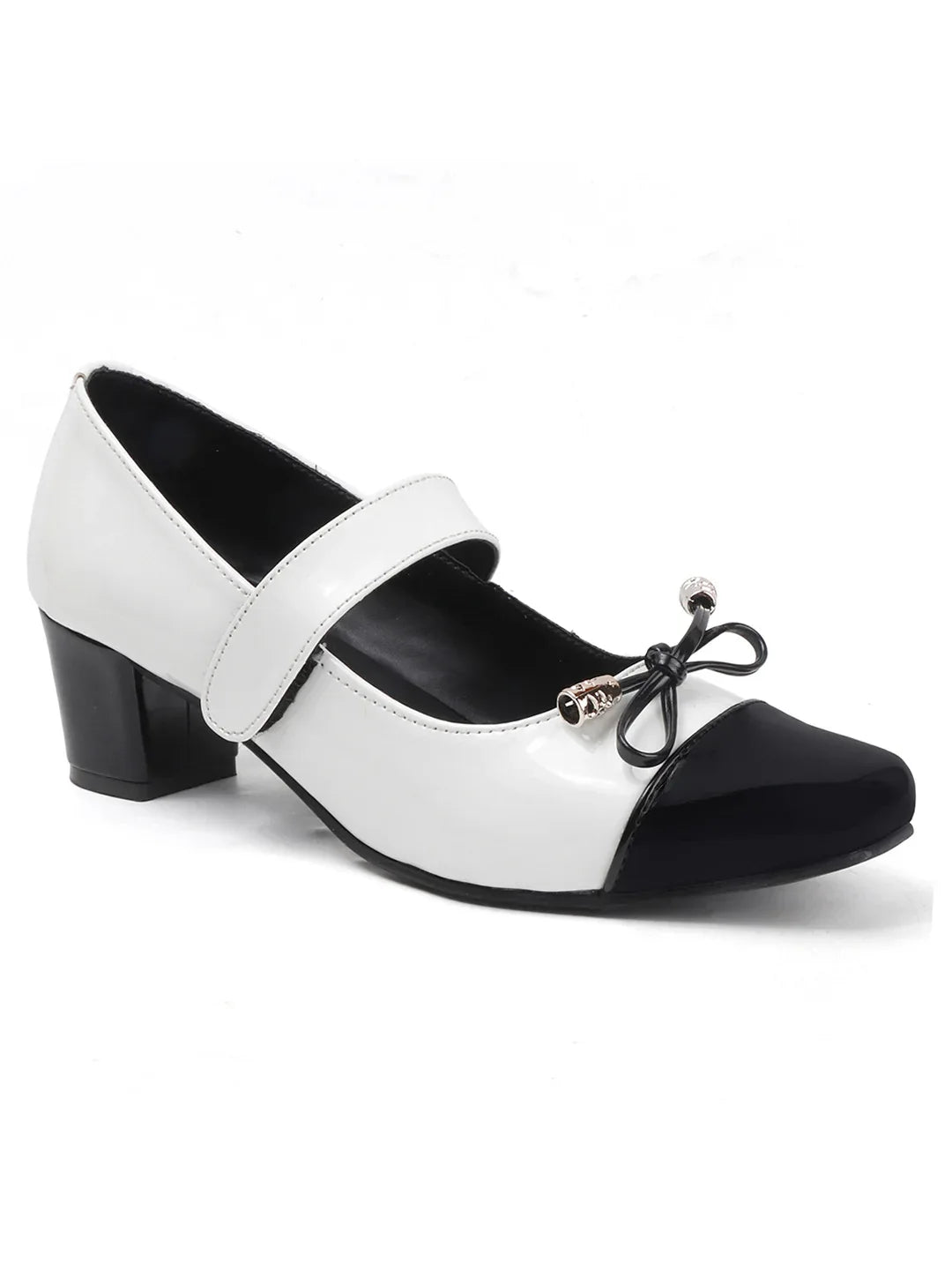 Classic Strap Detail Mid Heel Shoes