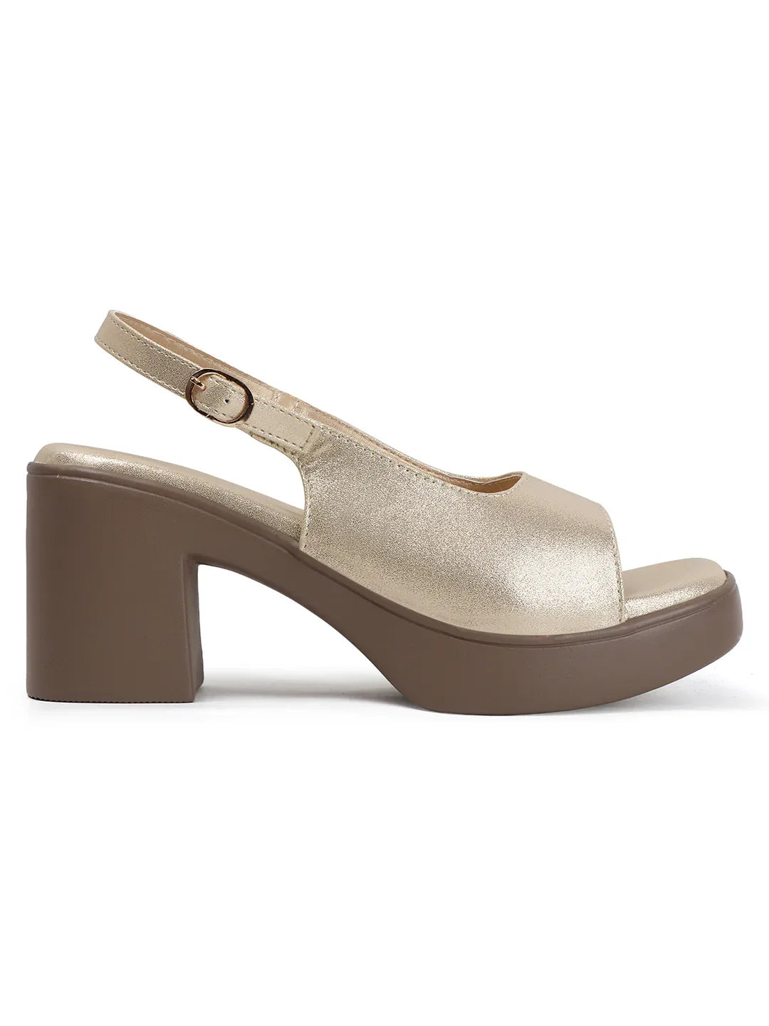 Comfortable Open-Toe Block Heel Sandals