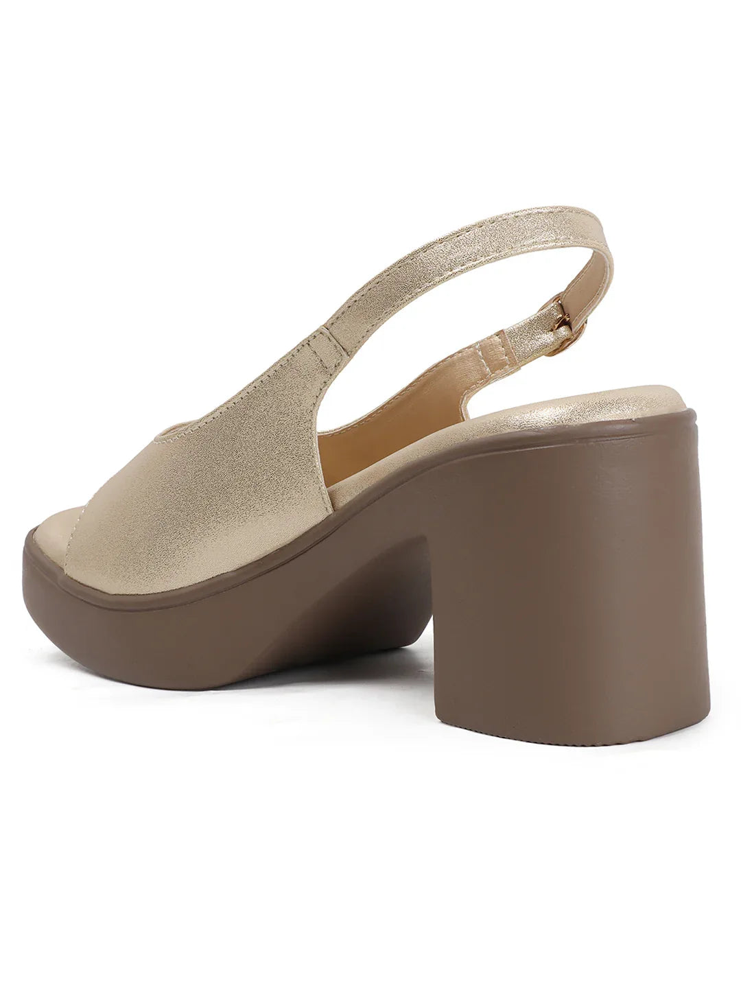 Comfortable Open-Toe Block Heel Sandals