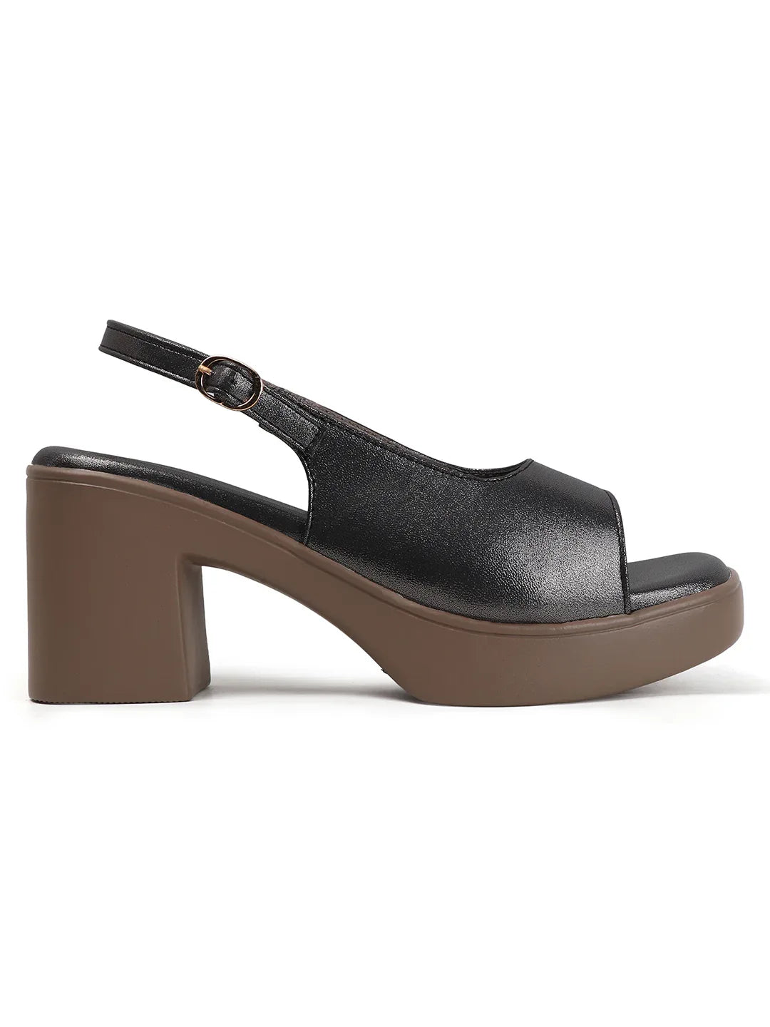 Comfortable Open-Toe Block Heel Sandals
