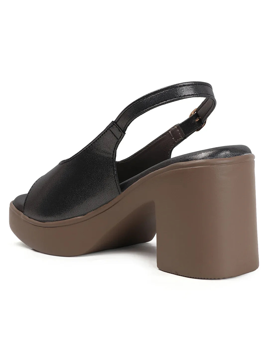 Comfortable Open-Toe Block Heel Sandals