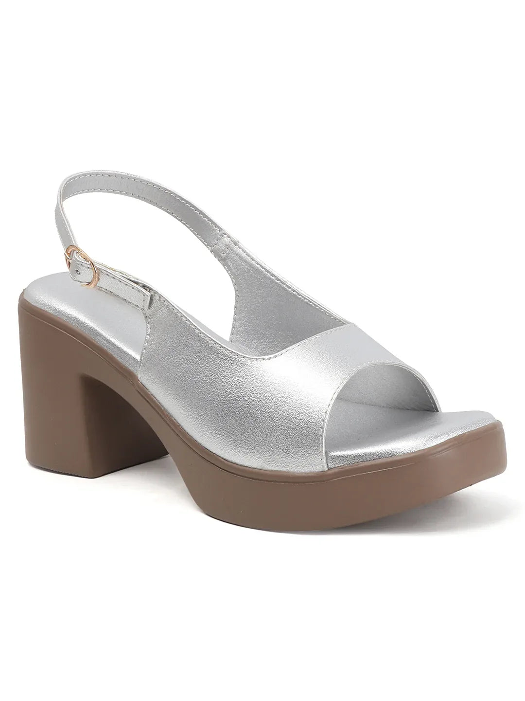 Comfortable Open-Toe Block Heel Sandals