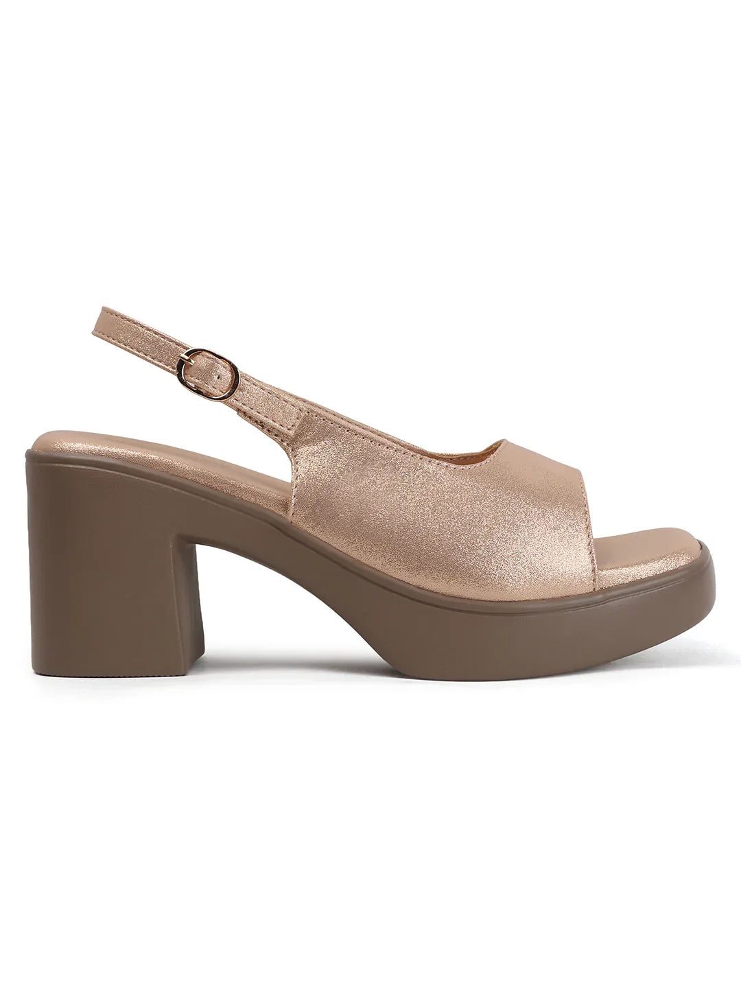 Comfortable Open-Toe Block Heel Sandals