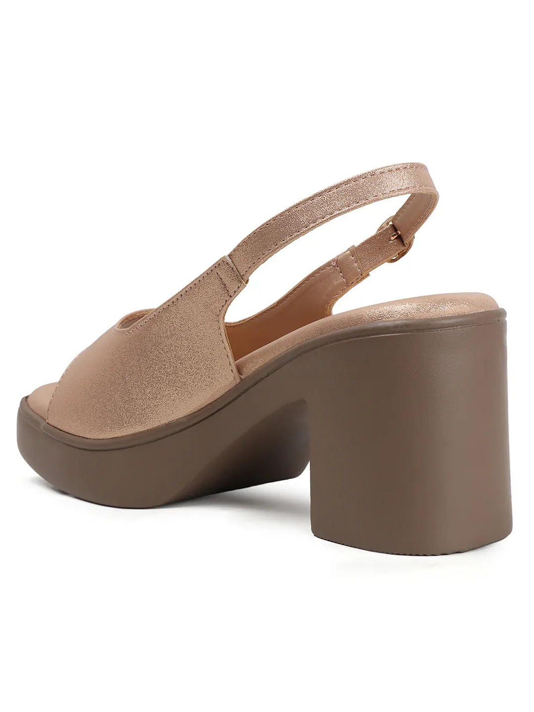 Comfortable Open-Toe Block Heel Sandals