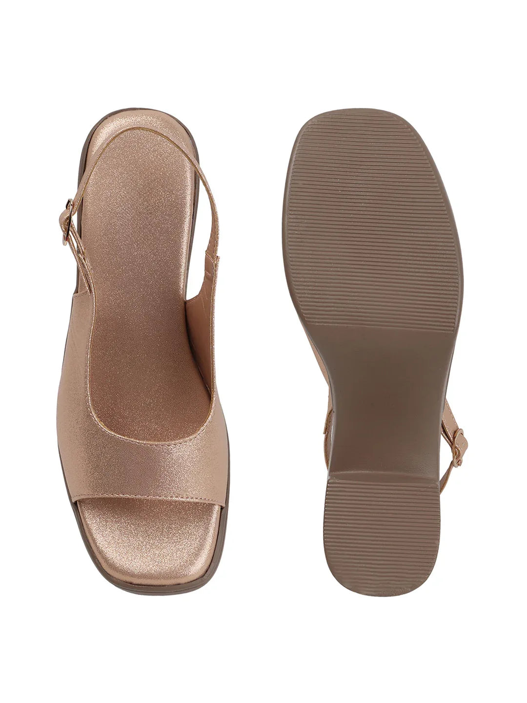 Comfortable Open-Toe Block Heel Sandals
