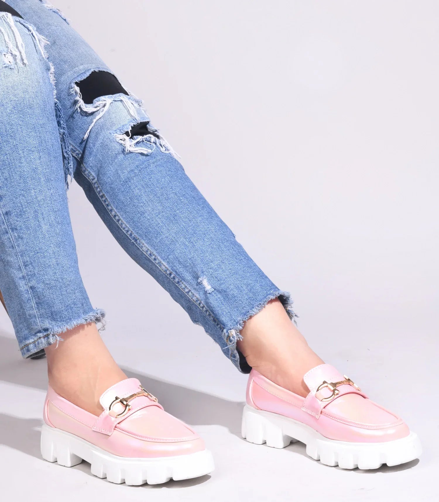 Urban Gloss Platform Loafers